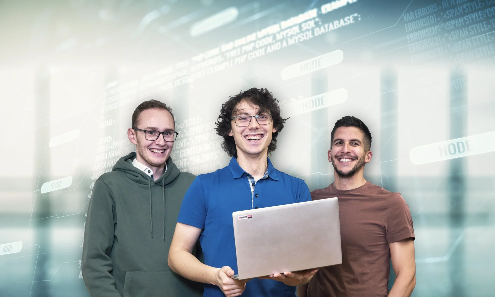 Softwareentwicklung am Laptop